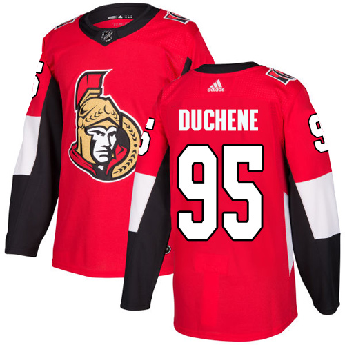 Adidas Ottawa Senators #95 Matt Duchene Red Home Authentic Stitched Youth NHL Jersey->youth nhl jersey->Youth Jersey